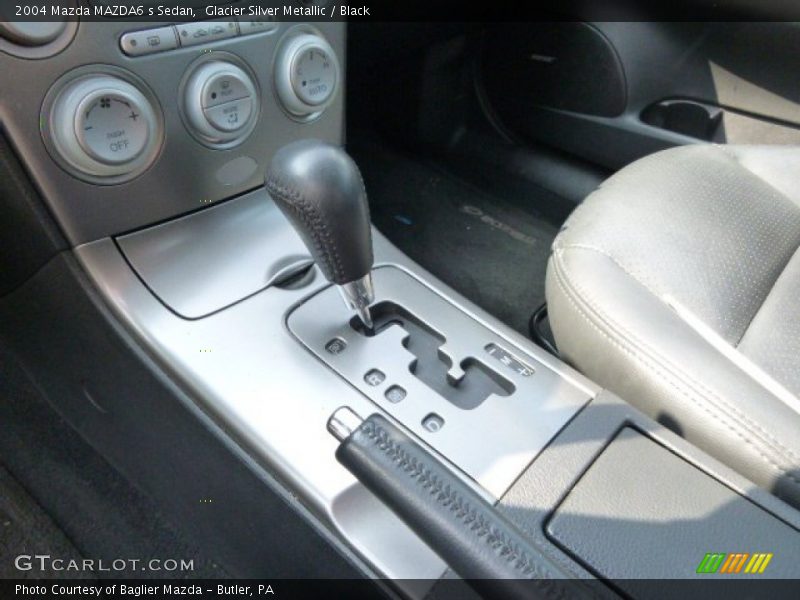 Glacier Silver Metallic / Black 2004 Mazda MAZDA6 s Sedan