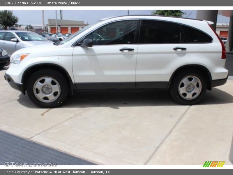 Taffeta White / Black 2007 Honda CR-V LX