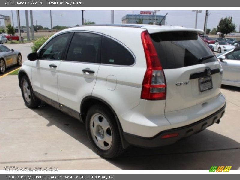 Taffeta White / Black 2007 Honda CR-V LX