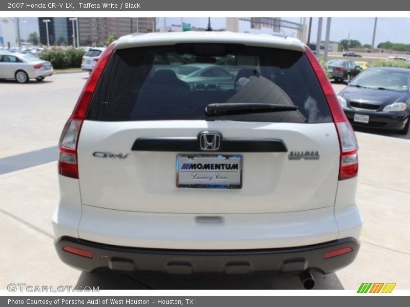 Taffeta White / Black 2007 Honda CR-V LX