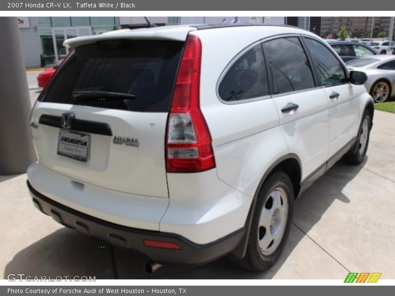 Taffeta White / Black 2007 Honda CR-V LX