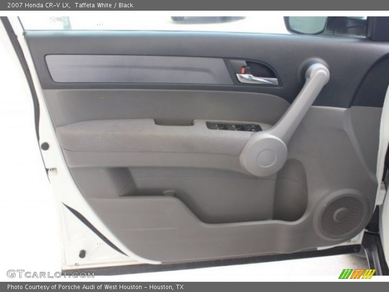 Taffeta White / Black 2007 Honda CR-V LX