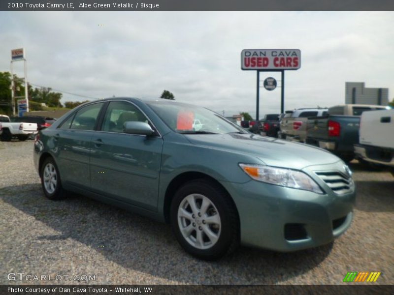 Aloe Green Metallic / Bisque 2010 Toyota Camry LE