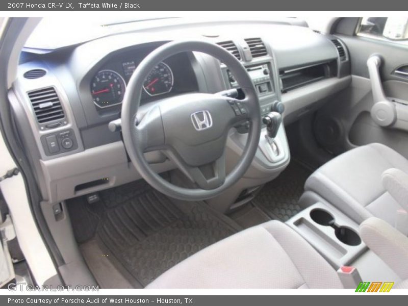 Taffeta White / Black 2007 Honda CR-V LX
