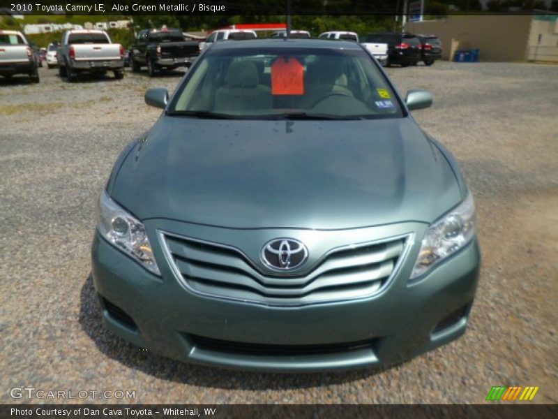 Aloe Green Metallic / Bisque 2010 Toyota Camry LE