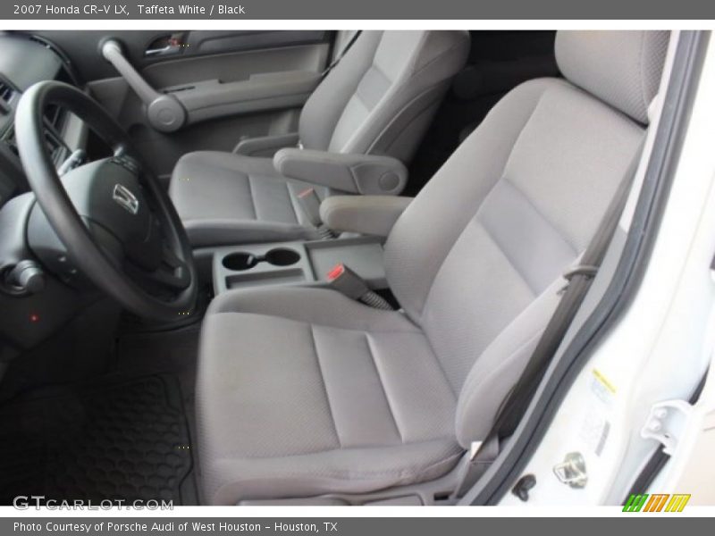 Taffeta White / Black 2007 Honda CR-V LX