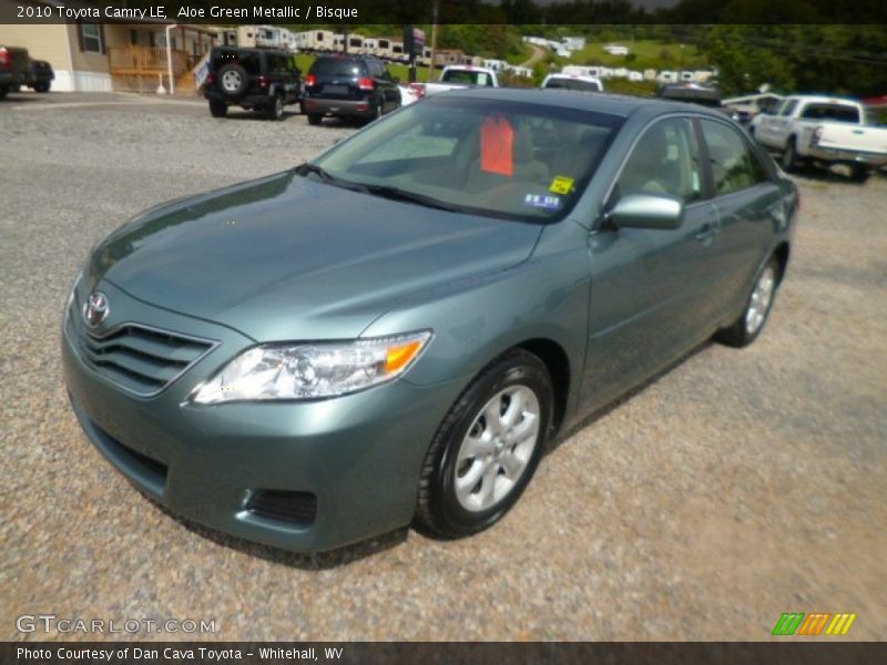 Aloe Green Metallic / Bisque 2010 Toyota Camry LE