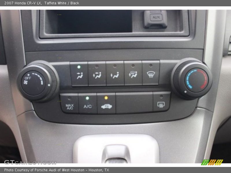 Taffeta White / Black 2007 Honda CR-V LX