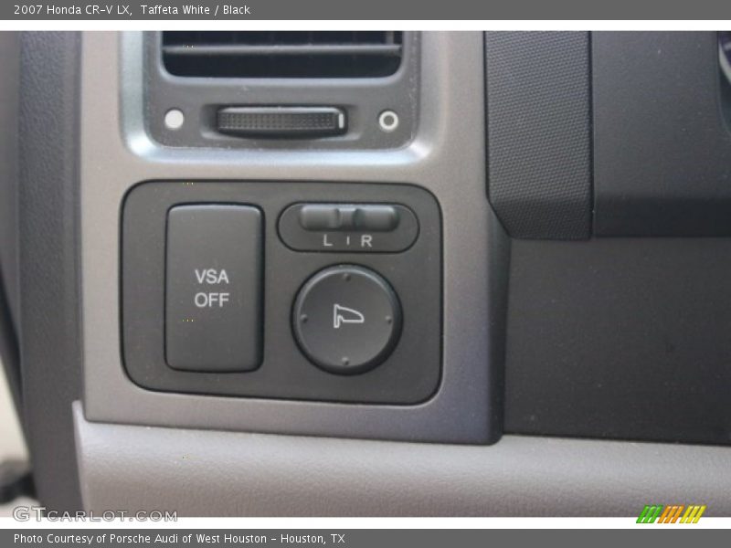 Taffeta White / Black 2007 Honda CR-V LX