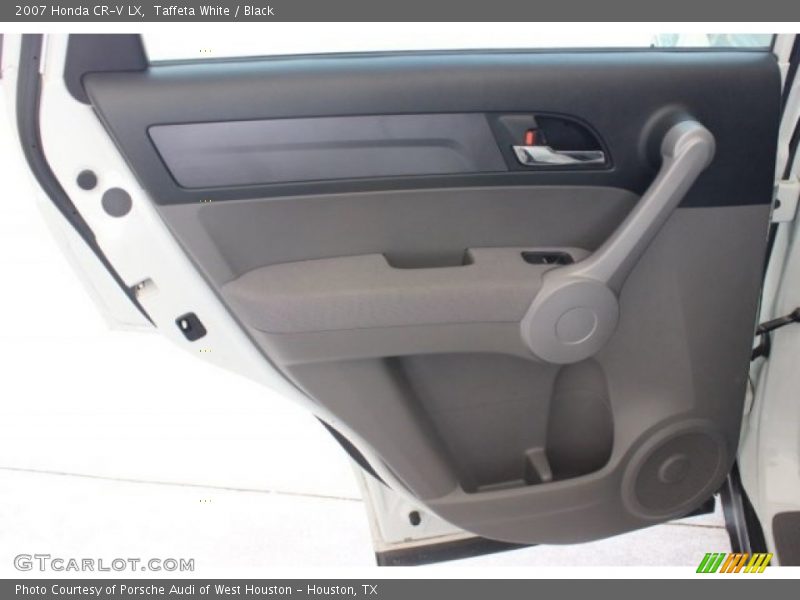 Taffeta White / Black 2007 Honda CR-V LX