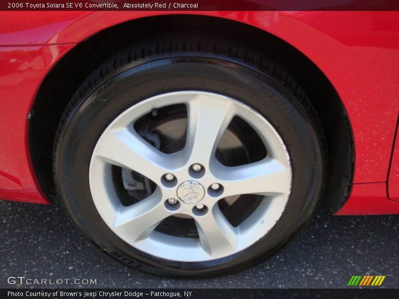 Absolutely Red / Charcoal 2006 Toyota Solara SE V6 Convertible