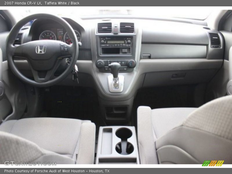Taffeta White / Black 2007 Honda CR-V LX