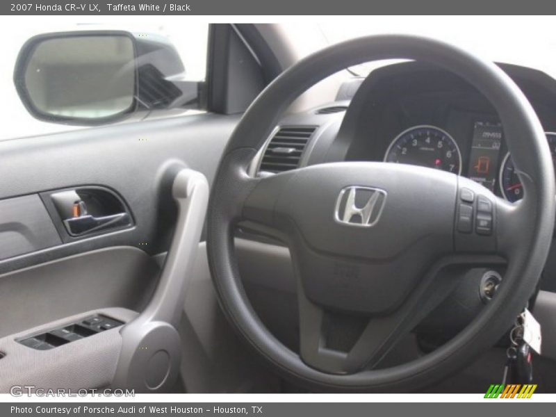 Taffeta White / Black 2007 Honda CR-V LX