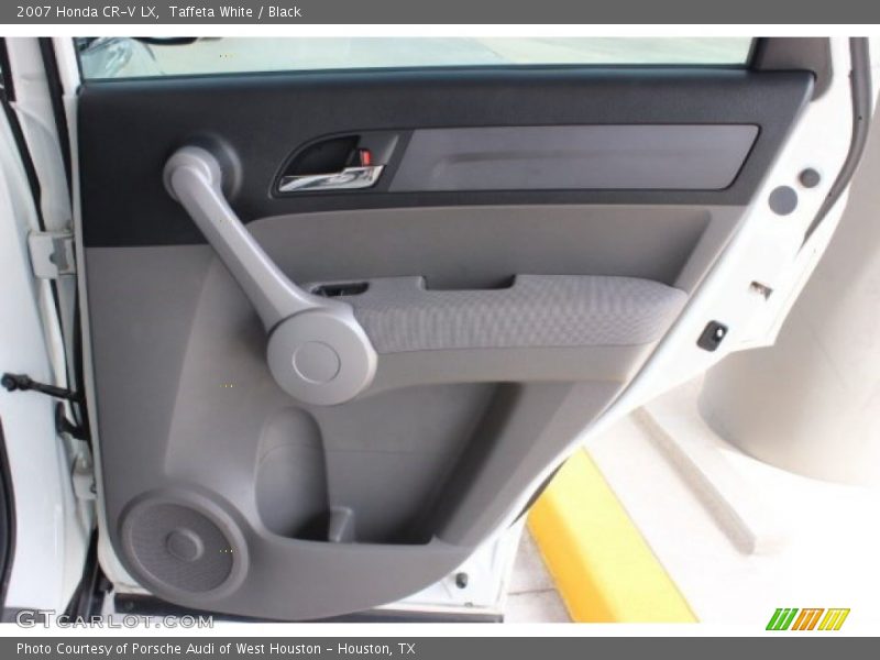 Taffeta White / Black 2007 Honda CR-V LX