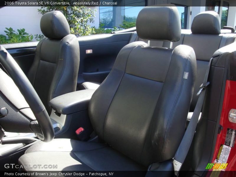 Absolutely Red / Charcoal 2006 Toyota Solara SE V6 Convertible