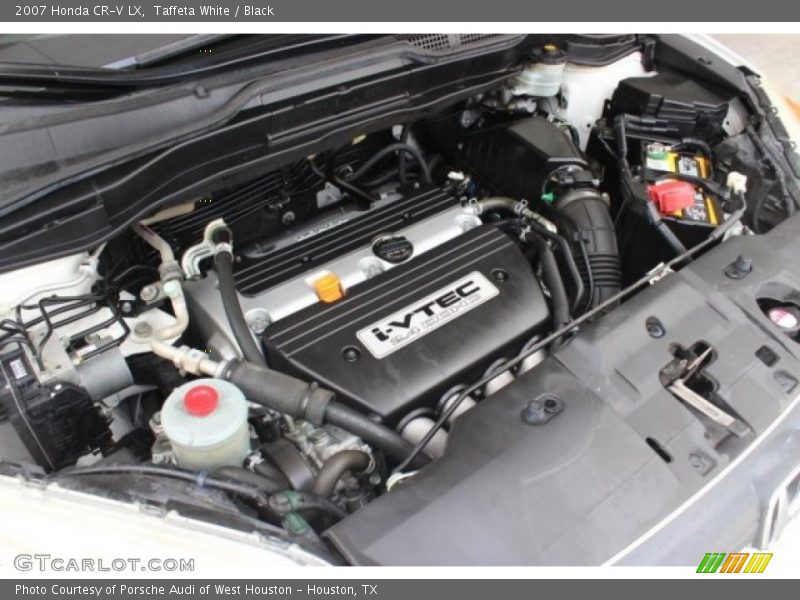 Taffeta White / Black 2007 Honda CR-V LX