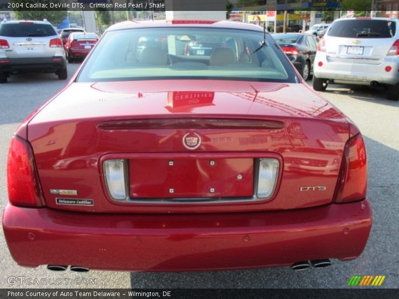 Crimson Red Pearl / Shale 2004 Cadillac DeVille DTS