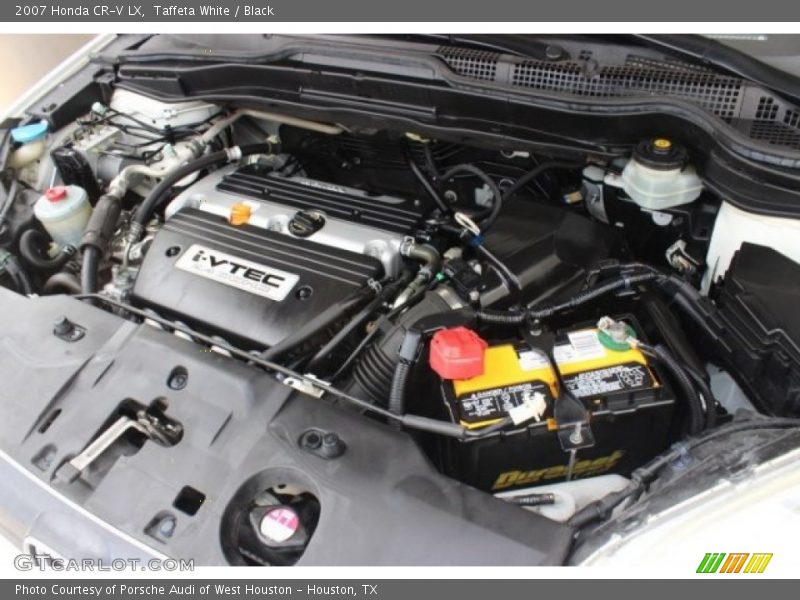 Taffeta White / Black 2007 Honda CR-V LX