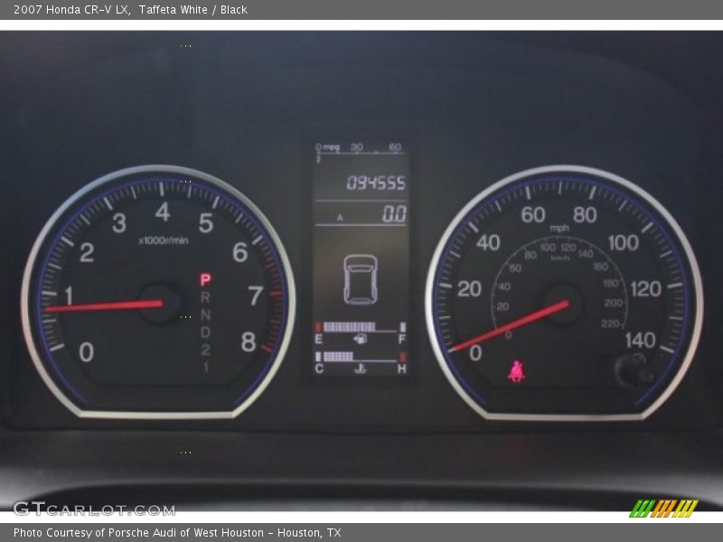 Taffeta White / Black 2007 Honda CR-V LX