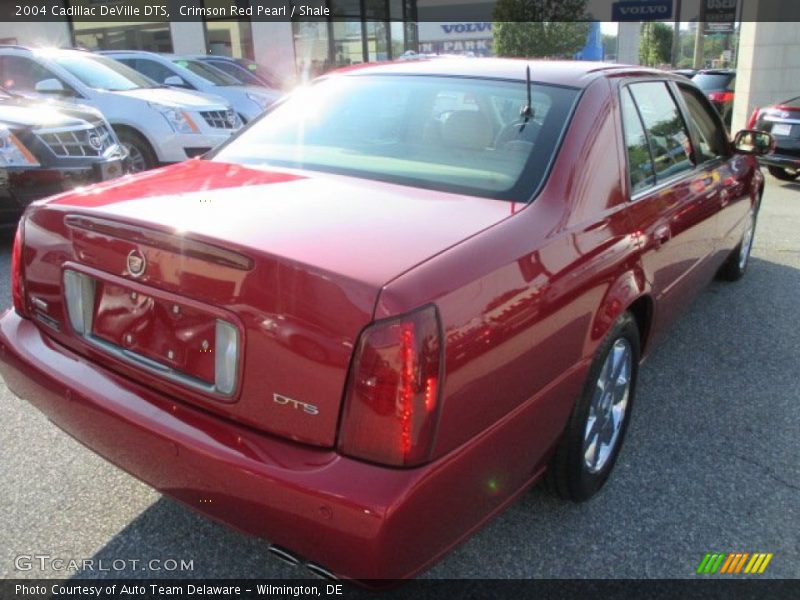 Crimson Red Pearl / Shale 2004 Cadillac DeVille DTS