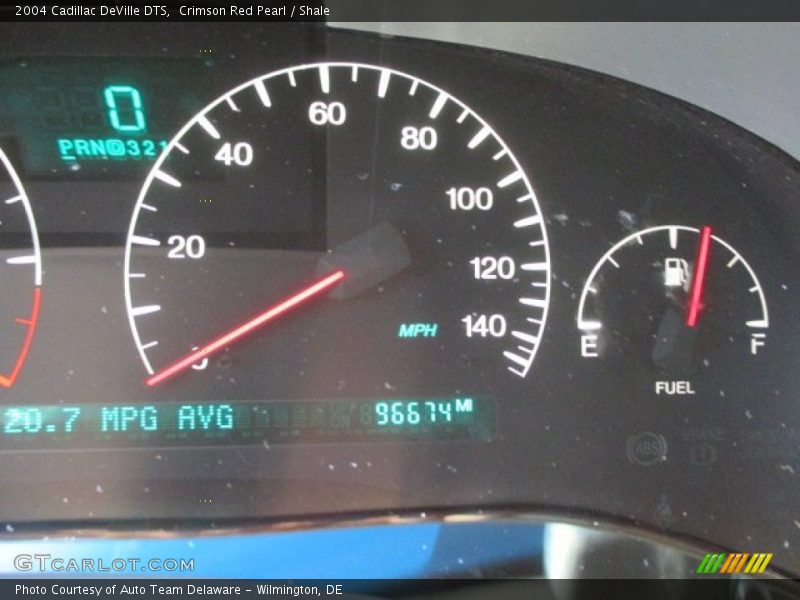Crimson Red Pearl / Shale 2004 Cadillac DeVille DTS