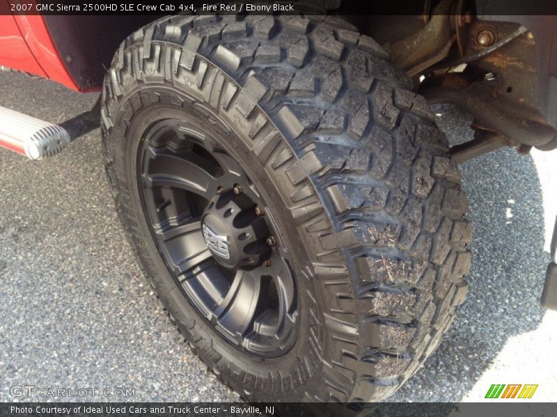 Fire Red / Ebony Black 2007 GMC Sierra 2500HD SLE Crew Cab 4x4