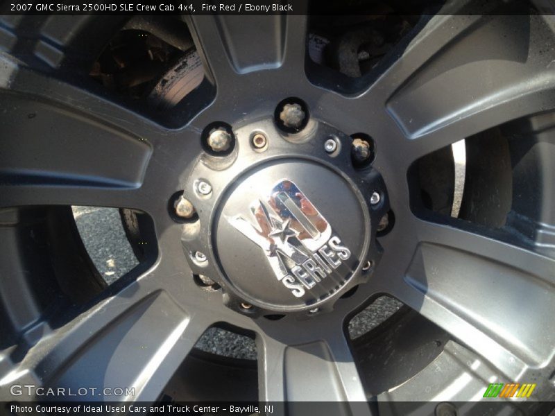 Fire Red / Ebony Black 2007 GMC Sierra 2500HD SLE Crew Cab 4x4