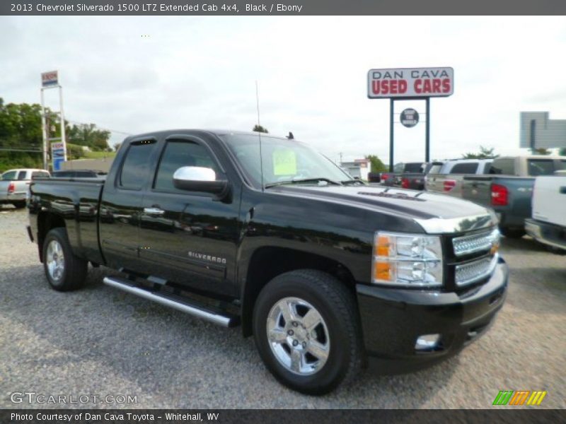 Black / Ebony 2013 Chevrolet Silverado 1500 LTZ Extended Cab 4x4