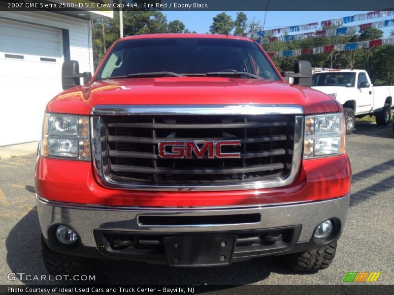 Fire Red / Ebony Black 2007 GMC Sierra 2500HD SLE Crew Cab 4x4