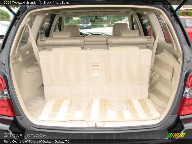 Black / Ivory Beige 2006 Toyota Highlander I4