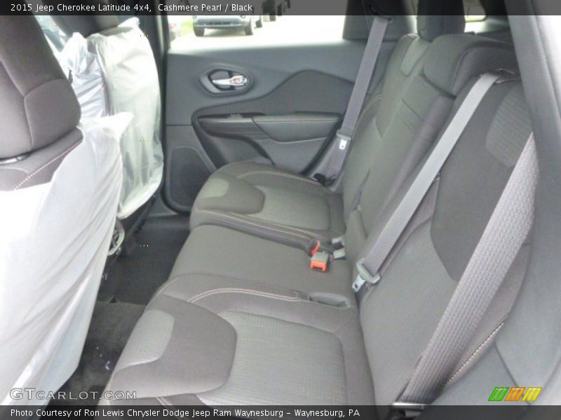 Cashmere Pearl / Black 2015 Jeep Cherokee Latitude 4x4