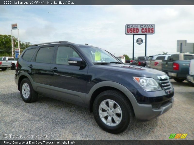 Midnite Blue / Gray 2009 Kia Borrego LX V6 4x4