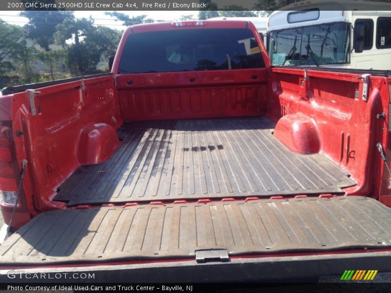 Fire Red / Ebony Black 2007 GMC Sierra 2500HD SLE Crew Cab 4x4