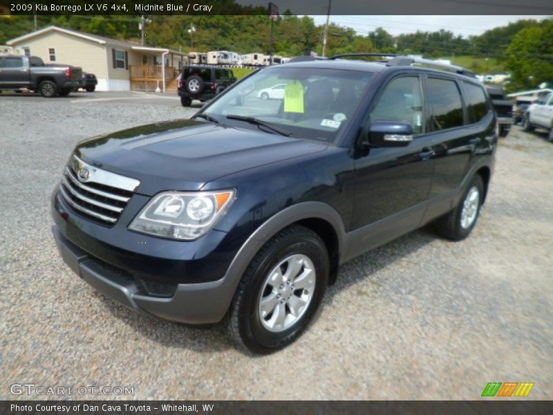Midnite Blue / Gray 2009 Kia Borrego LX V6 4x4