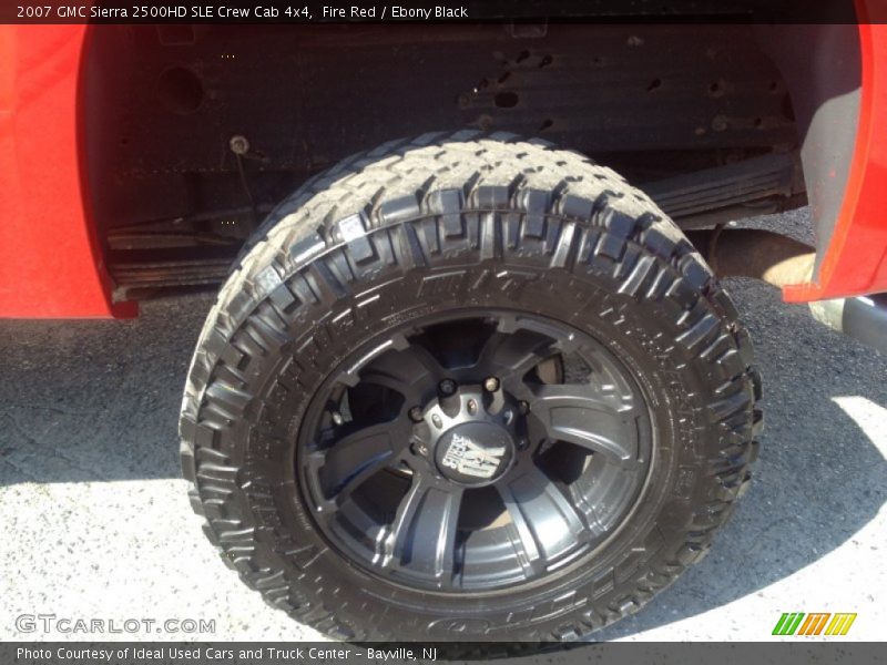 Fire Red / Ebony Black 2007 GMC Sierra 2500HD SLE Crew Cab 4x4