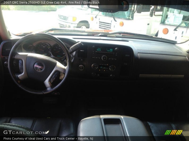 Fire Red / Ebony Black 2007 GMC Sierra 2500HD SLE Crew Cab 4x4