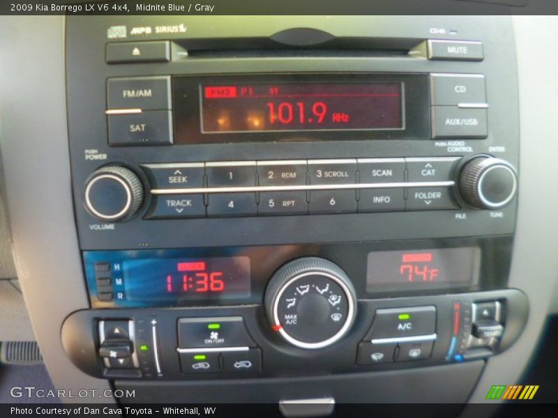 Midnite Blue / Gray 2009 Kia Borrego LX V6 4x4