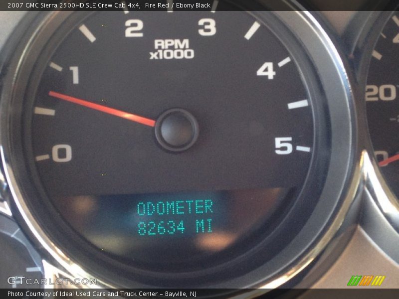 Fire Red / Ebony Black 2007 GMC Sierra 2500HD SLE Crew Cab 4x4