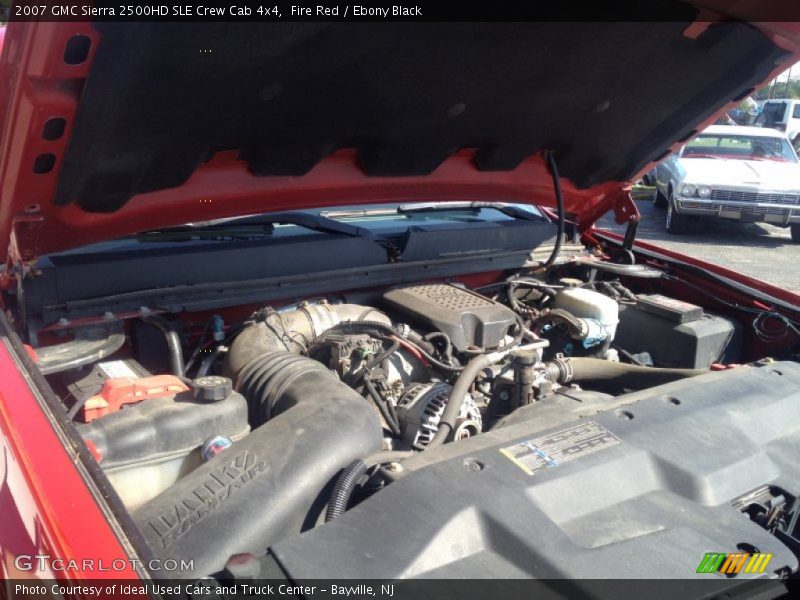Fire Red / Ebony Black 2007 GMC Sierra 2500HD SLE Crew Cab 4x4
