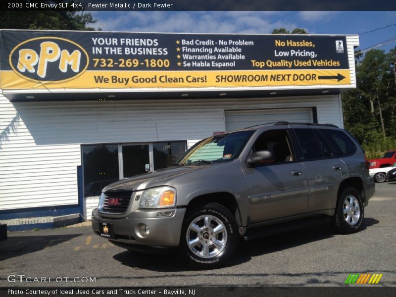 Pewter Metallic / Dark Pewter 2003 GMC Envoy SLT 4x4