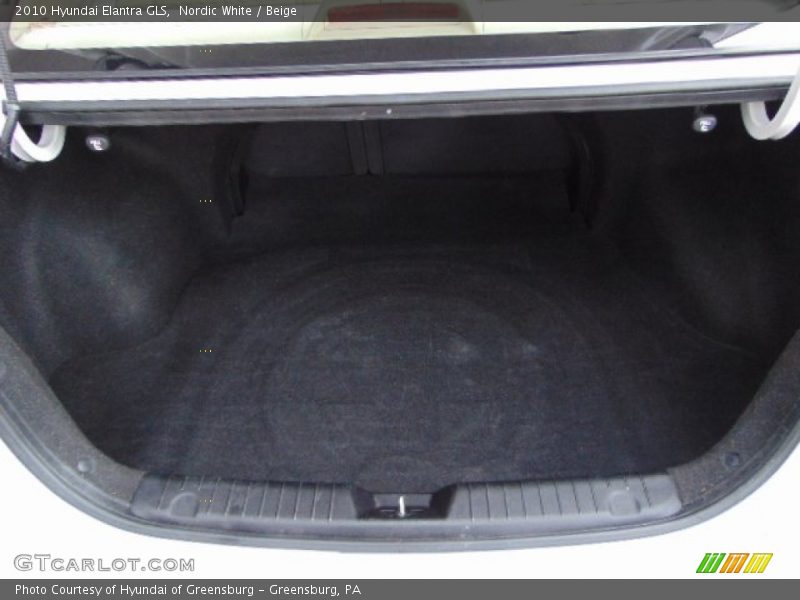 Nordic White / Beige 2010 Hyundai Elantra GLS