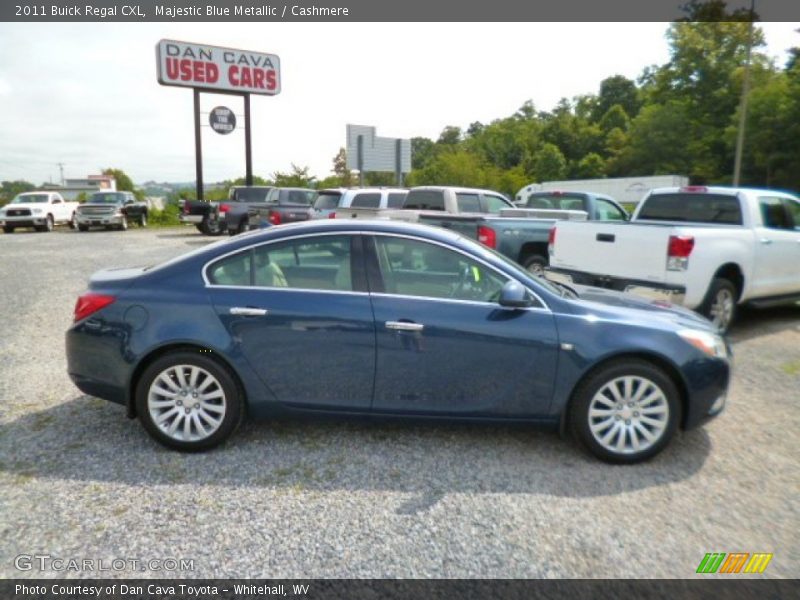 Majestic Blue Metallic / Cashmere 2011 Buick Regal CXL
