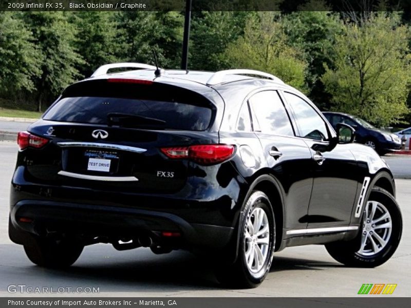 Black Obsidian / Graphite 2009 Infiniti FX 35