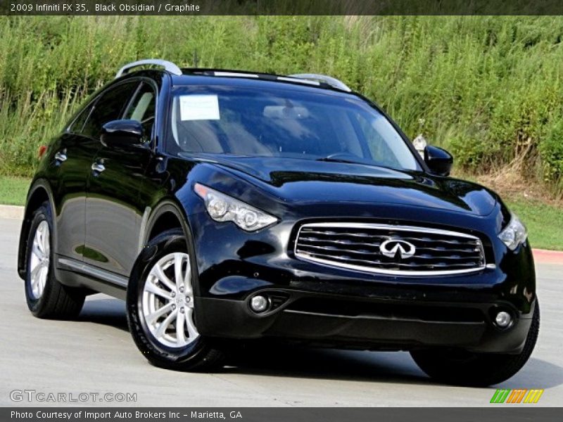 Black Obsidian / Graphite 2009 Infiniti FX 35