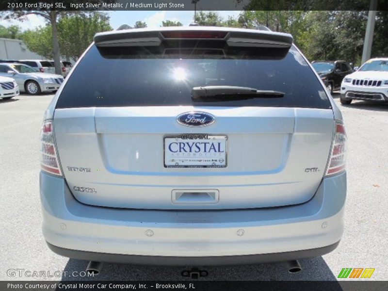 Ingot Silver Metallic / Medium Light Stone 2010 Ford Edge SEL