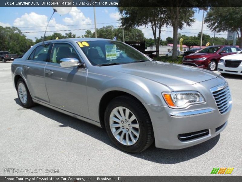 Billet Silver Metallic / Black/Light Frost Beige 2014 Chrysler 300