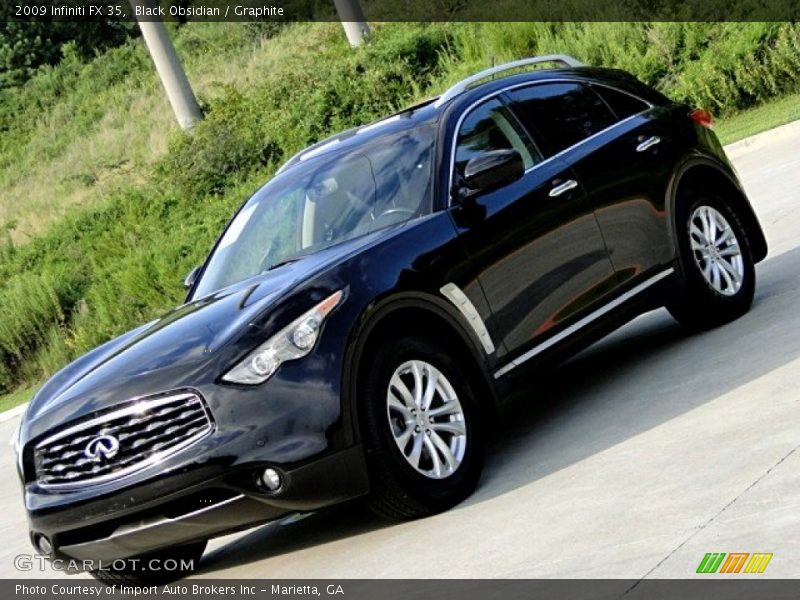 Black Obsidian / Graphite 2009 Infiniti FX 35