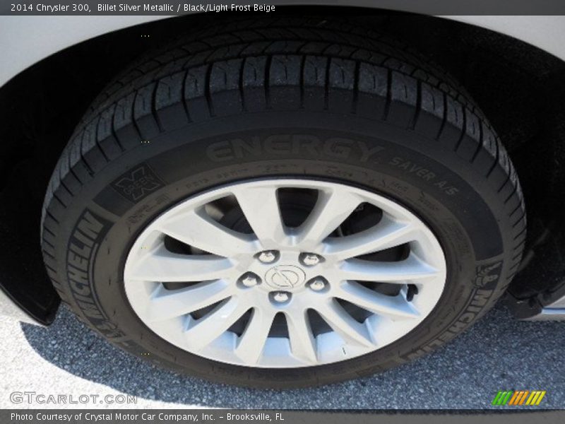 Billet Silver Metallic / Black/Light Frost Beige 2014 Chrysler 300