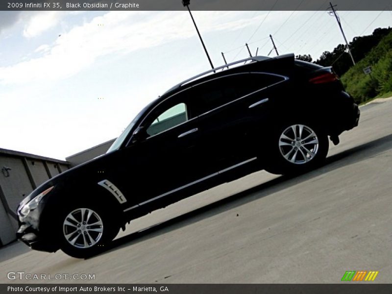 Black Obsidian / Graphite 2009 Infiniti FX 35