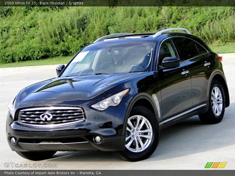 Black Obsidian / Graphite 2009 Infiniti FX 35